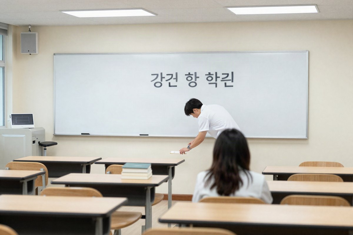 호평동 간호학원 걸스메디 강의실 전경